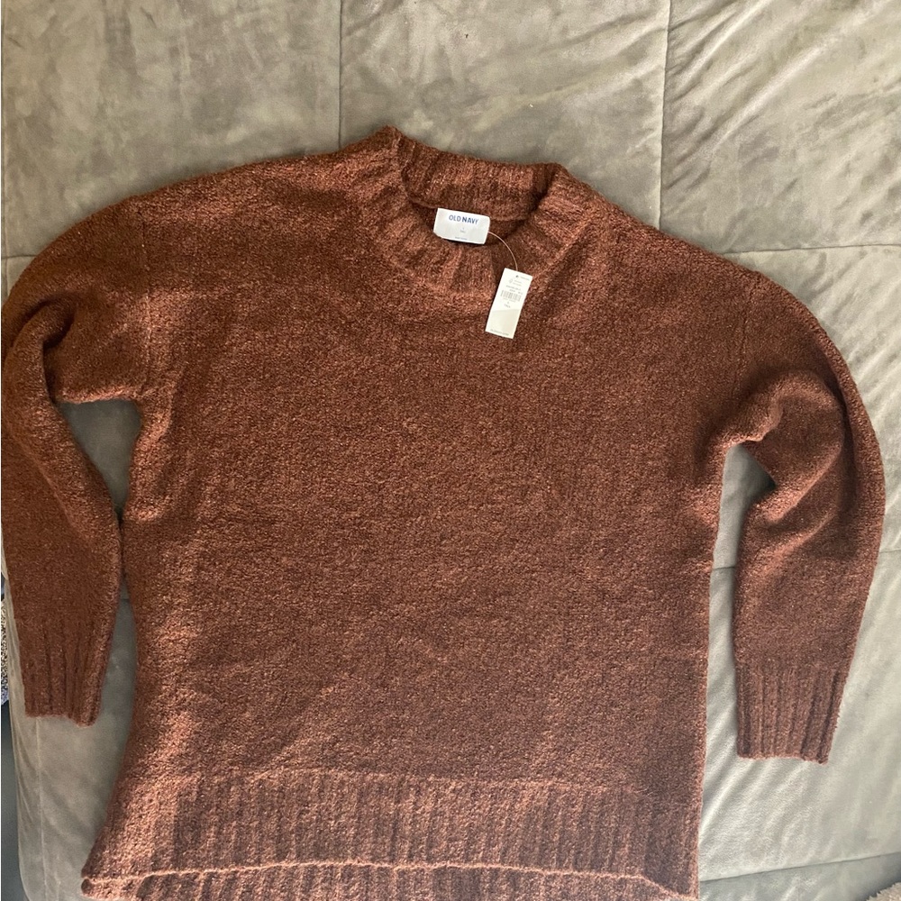 Old Navy chocolate brown sweater